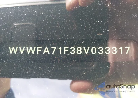 2008 Volkswagen Eos Lux z USA, uszkodzony, nr VIN WVWFA71F38V033317